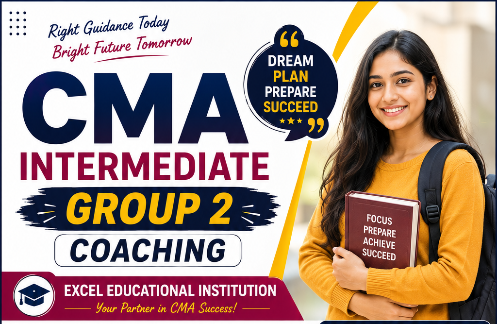 CMA Intermediate Group 2 Coaching Classes | Excel Educational Institution